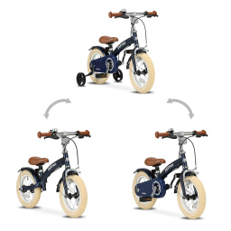 Deryan Bici Bambino 12 Pollici 3 in 1 – Sella e Manubrio Regolabili