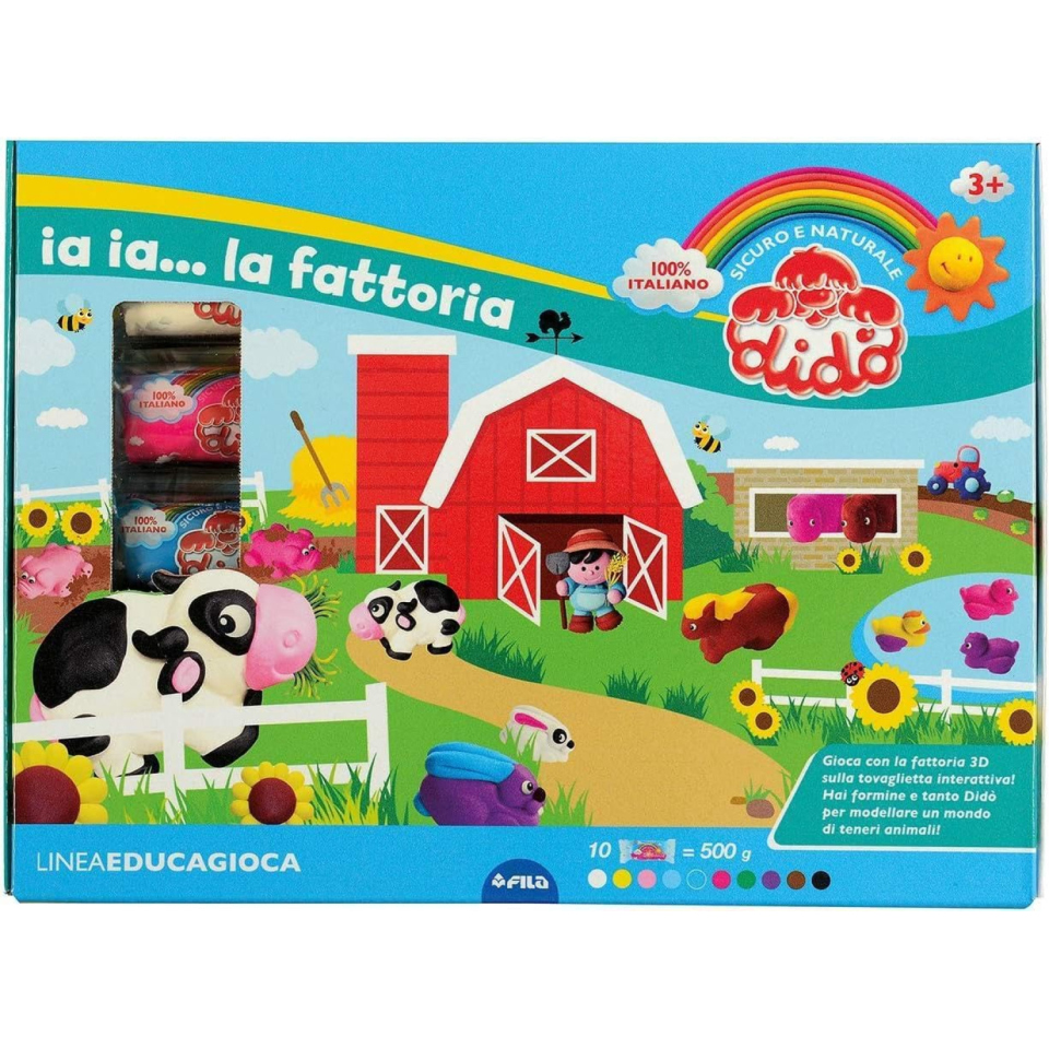 Didò Fattoria pasta da modellare con tovaglietta gioco