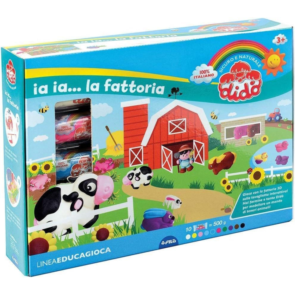 Didò Fattoria pasta da modellare con tovaglietta gioco