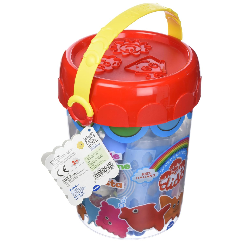 Didò Maxi Vaso pasta da modellare con 10 formine