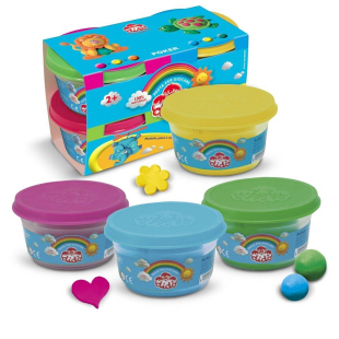 Didò pasta da modellare 4 barattoli da 100 g