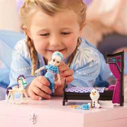 Disney Frozen mini bambola Elsa con Olaf e custodia
