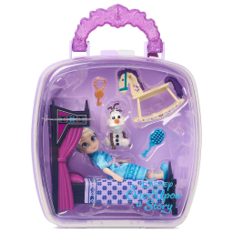 Disney Frozen mini bambola Elsa con Olaf e custodia