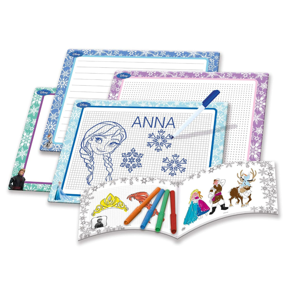 Disney Frozen Scuola di Disegno con lavagnette e pennarelli
