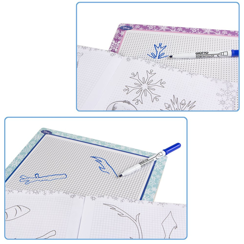 Disney Frozen Scuola di Disegno con lavagnette e pennarelli
