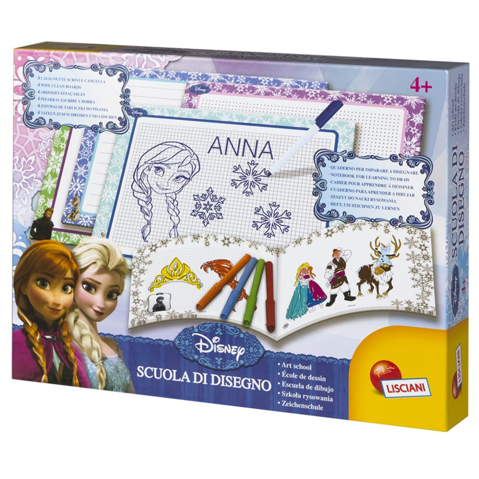 Disney Frozen Scuola di Disegno con lavagnette e pennarelli