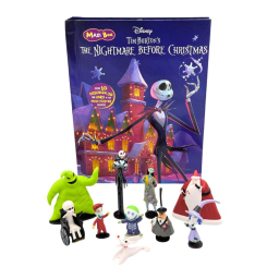 Disney Nightmare Before Christmas pupazzetti e libro illustrato