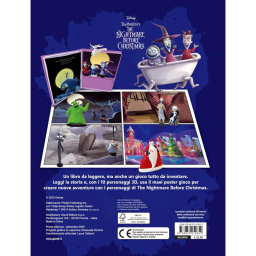 Disney Nightmare Before Christmas pupazzetti e libro illustrato