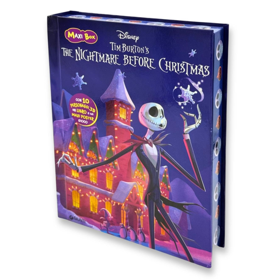 Disney Nightmare Before Christmas pupazzetti e libro illustrato