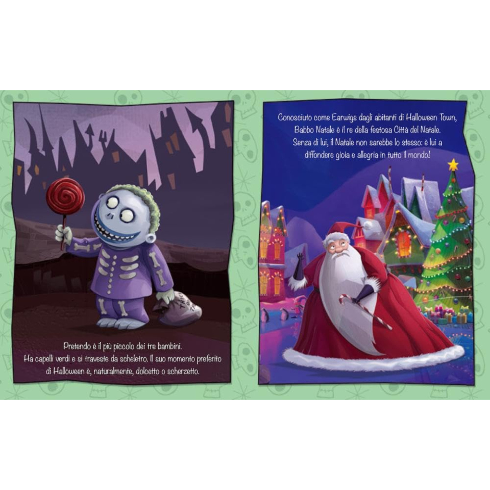 Disney Nightmare Before Christmas pupazzetti e libro illustrato