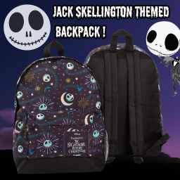 Disney Nightmare Before Christmas zaino nero capiente