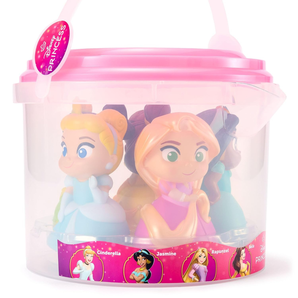 Disney Store Disney Princess, bamboline da bagno con secchiello