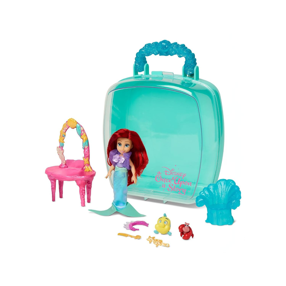 Disney Store mini bambola Ariel, set da 9 pezzi