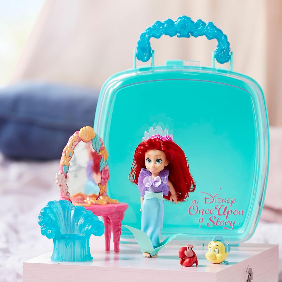 Disney Store mini bambola Ariel, set da 9 pezzi