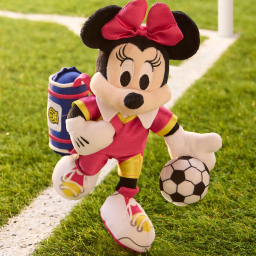 Disney Store peluche Minnie calciatrice da 23 cm