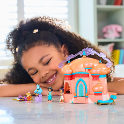 Disney Store playset Aladdin e Jasmine con palazzo