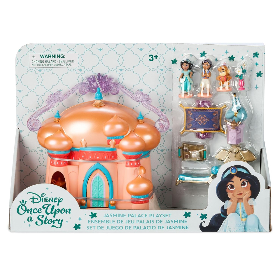Disney Store playset Aladdin e Jasmine con palazzo