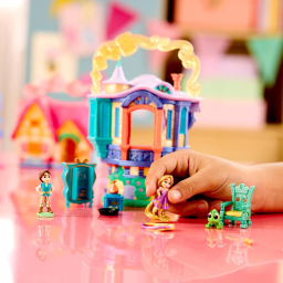 Disney Store playset torre Rapunzel con personaggi