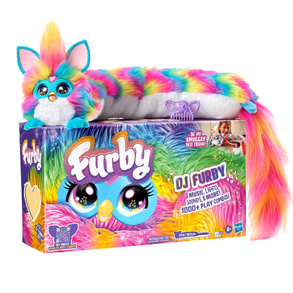 DJ Furby pupazzo interattivo con musica e luci
