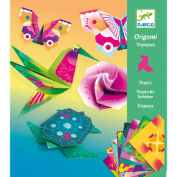 Djeco Origami Tropici kit creature marine dai 6 anni