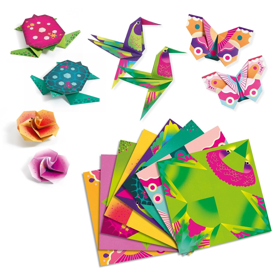 Djeco Origami Tropici kit creature marine dai 6 anni