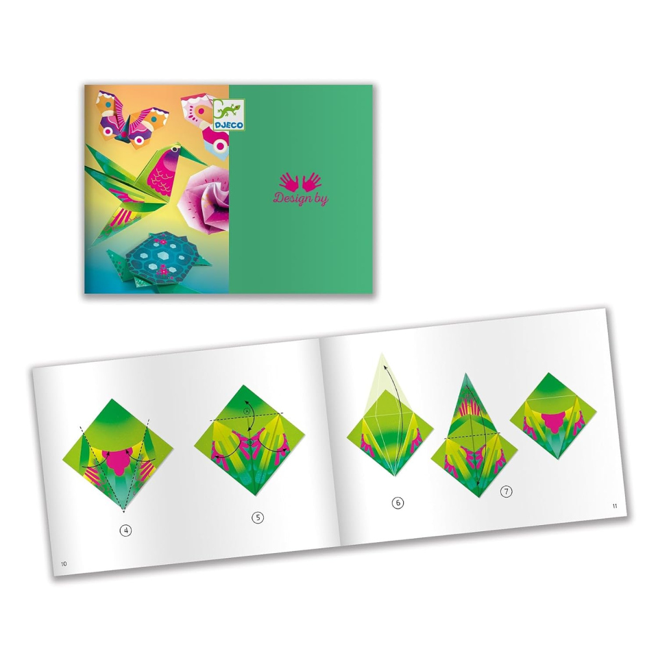 Djeco Origami Tropici kit creature marine dai 6 anni