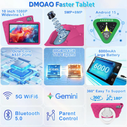 DMOAO D7 tablet per bambini da 10,1 pollici