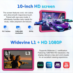 DMOAO D7 tablet per bambini da 10,1 pollici