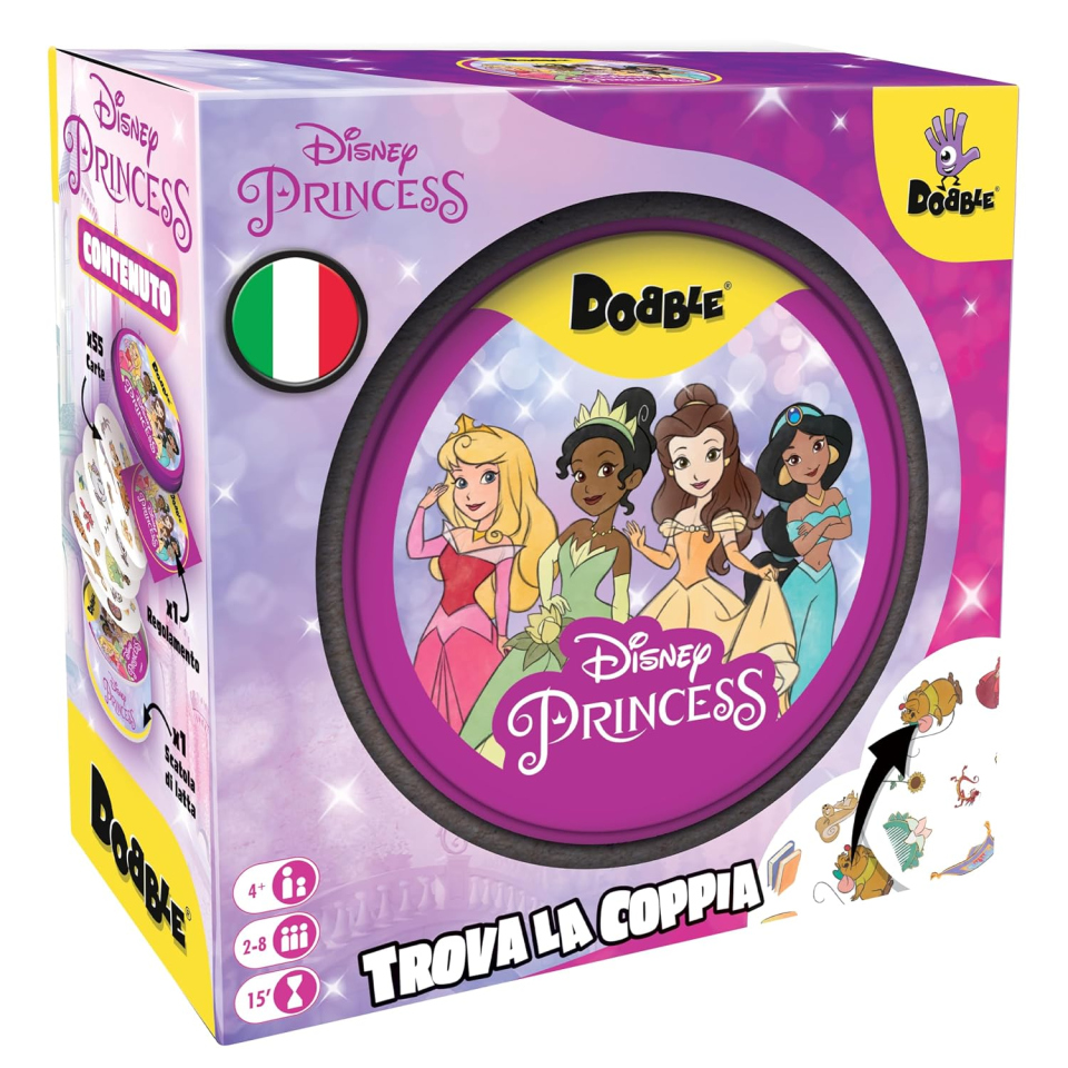 Dobble Disney Princess gioco di carte Asmodee