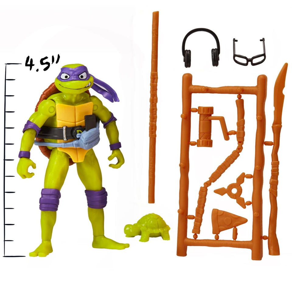 Donatello Action Figure 11 cm – Tartarughe Ninja Mutant Mayhem