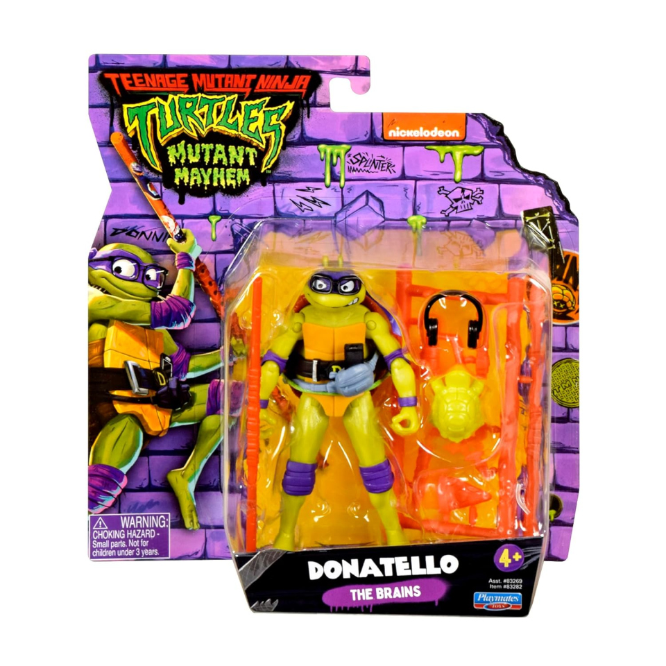 Donatello Action Figure 11 cm – Tartarughe Ninja Mutant Mayhem