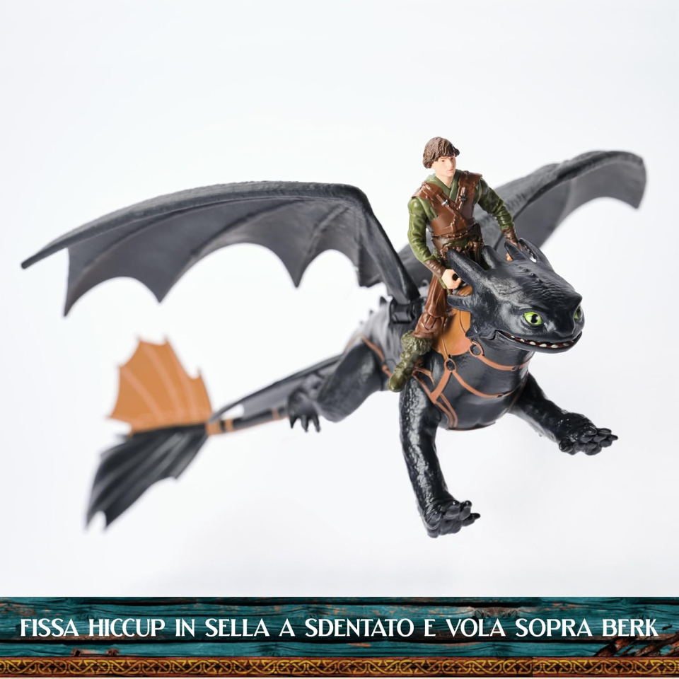 DreamWorks Dragons Dragon Trainer Sdentato e Hiccup, dai 4 anni