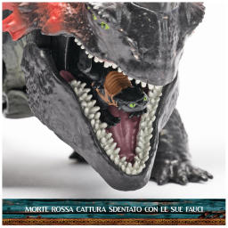 DreamWorks Dragons drago Morte Rossa con mini Sdentato