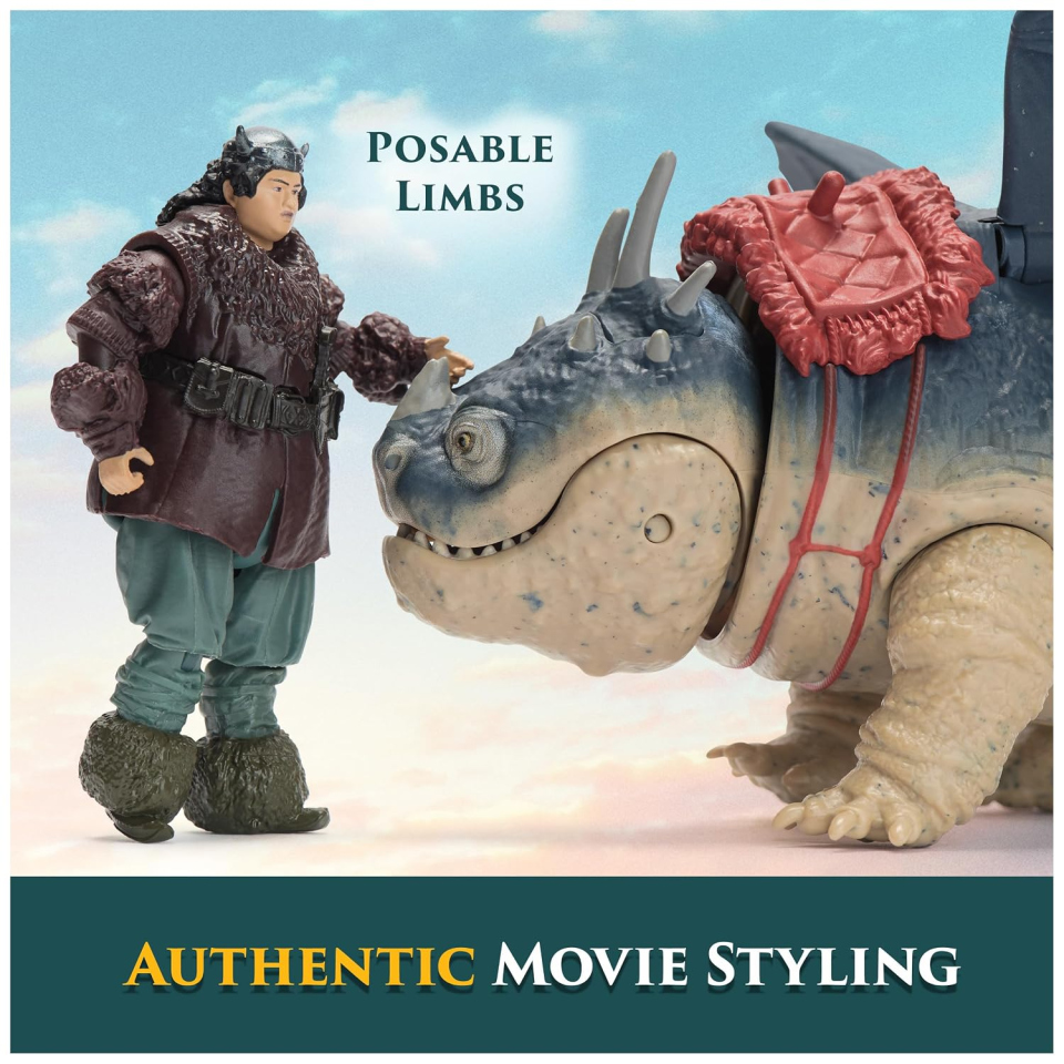 DreamWorks Dragons Gronkio e Gambadipesce, drago e vichingo