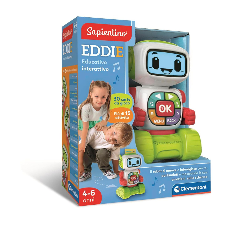 Eddie Robot Educativo Clementoni Sapientino 4-6 Anni
