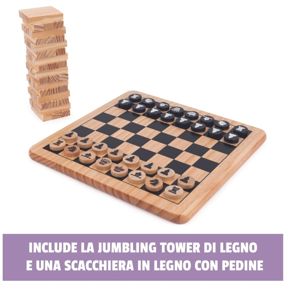 Editrice Giochi set giochi in legno con 6 classici
