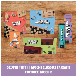 Editrice Giochi set giochi in legno con 6 classici