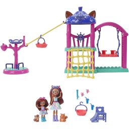 Enchantimals City Tails playset parco giochi con 4 personaggi