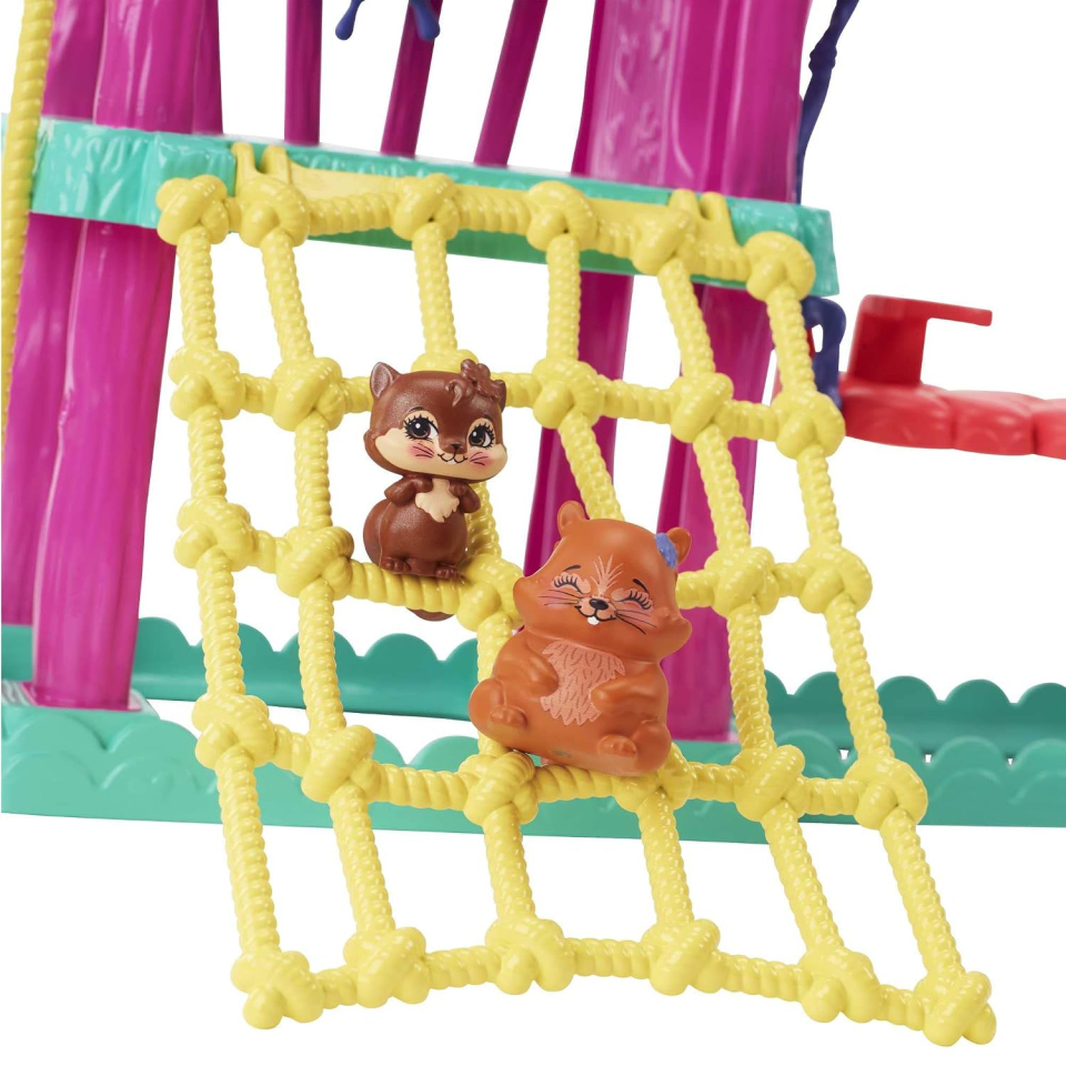 Enchantimals City Tails playset parco giochi con 4 personaggi