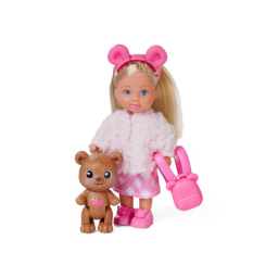 Simba Evi Love Teddy – Bambola 12 cm con Orsacchiotto e Accessori