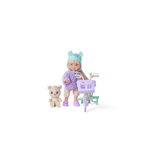 Evi Love Teddy Bike – Bambola con Bicicletta e Orsacchiotto Simba