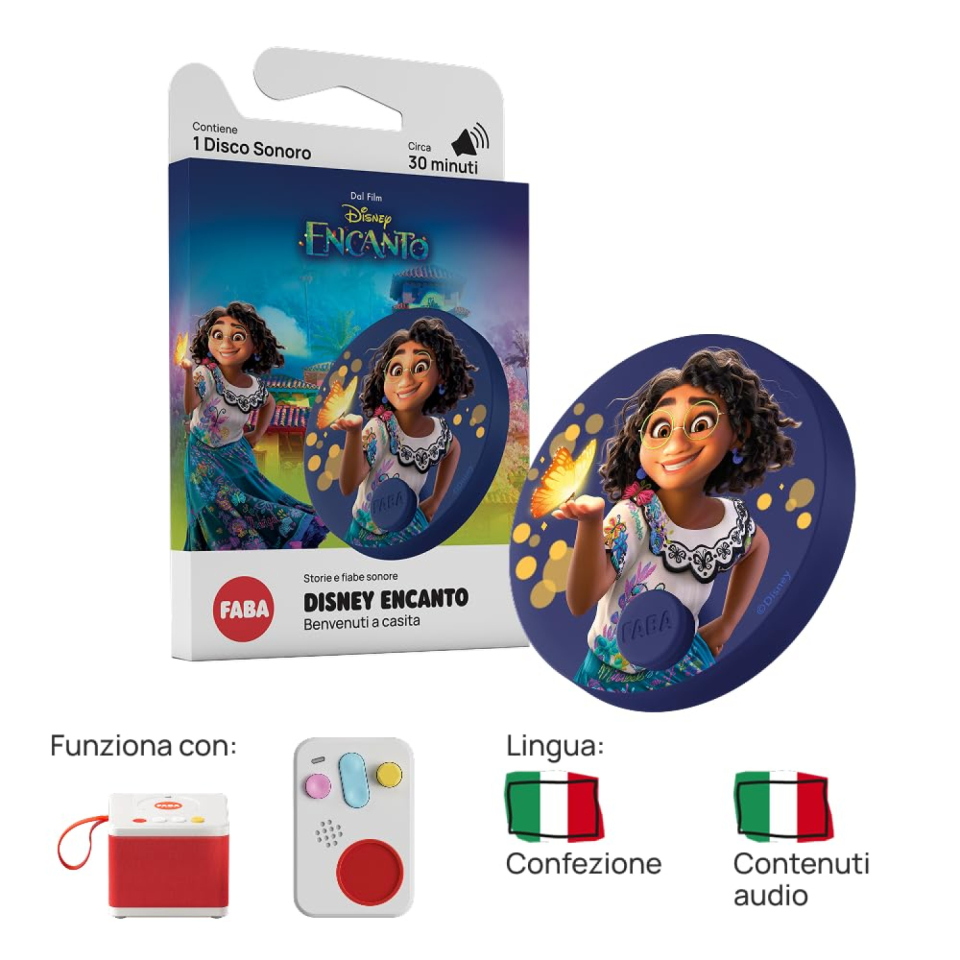 FABA Disco Sonoro Encanto: storia Disney dai 5 anni
