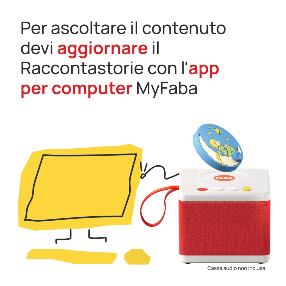 FABA Disco Sonoro Il Piccolo Principe per 5-10 anni