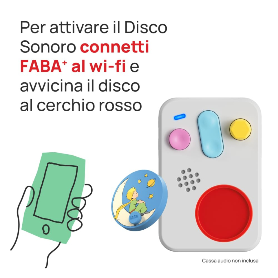 FABA Disco Sonoro Il Piccolo Principe per 5-10 anni