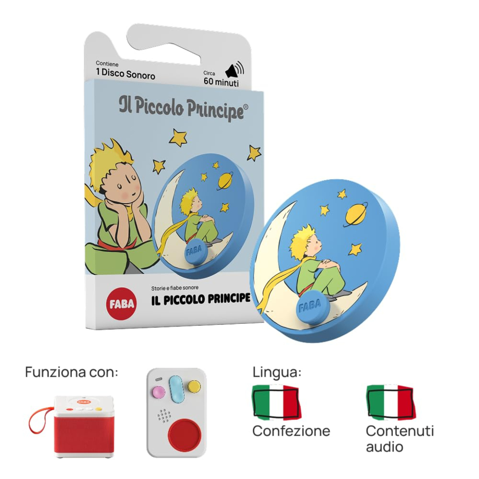 FABA Disco Sonoro Il Piccolo Principe per 5-10 anni