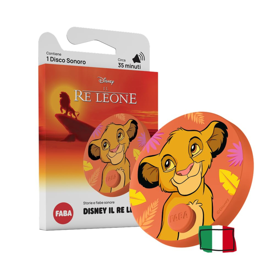 FABA Disco Sonoro Il Re Leone, storia Disney