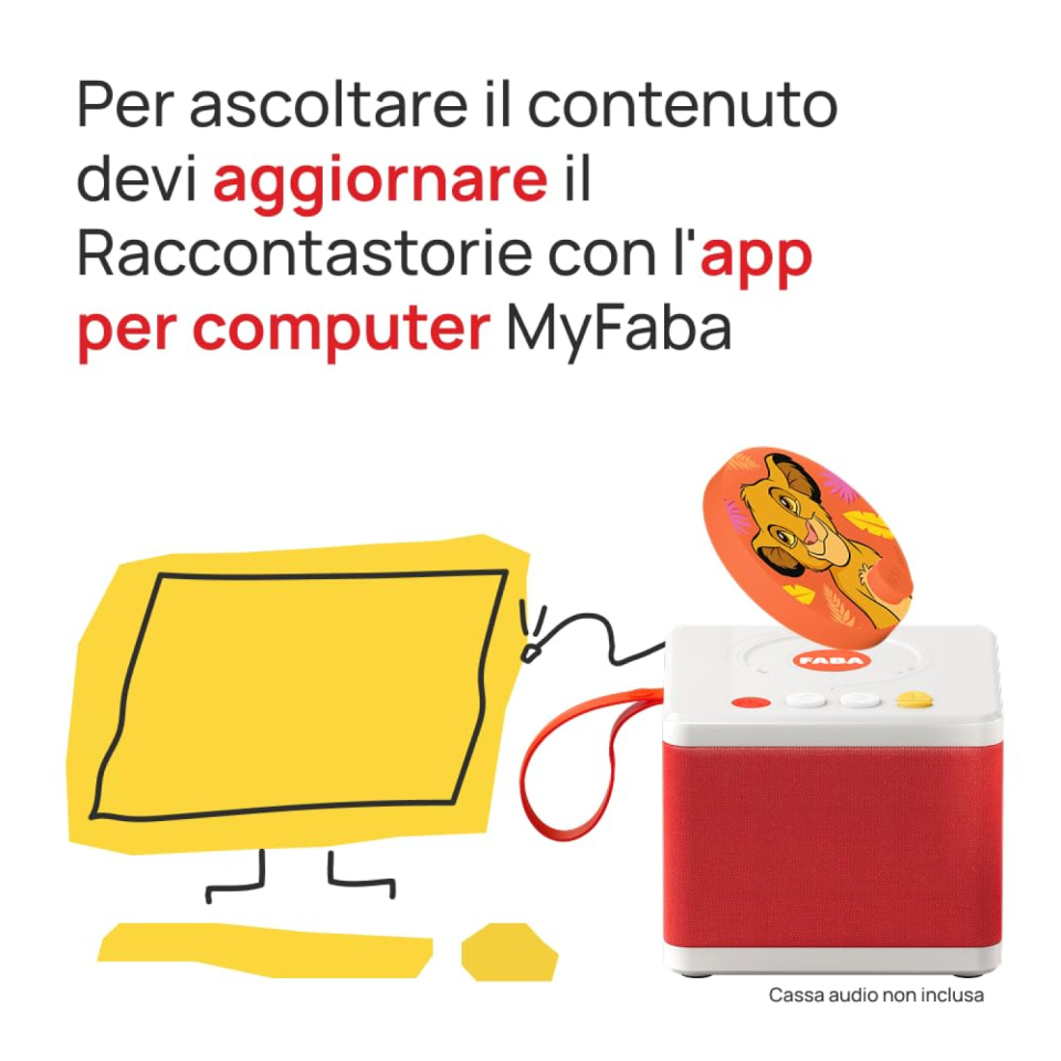 FABA Disco Sonoro Il Re Leone, storia Disney