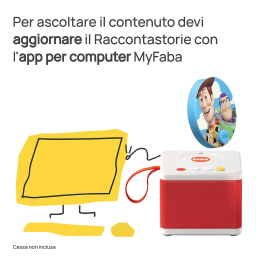 FABA disco sonoro Toy Story, audiostoria Disney