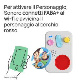 FABA disco sonoro Toy Story, audiostoria Disney