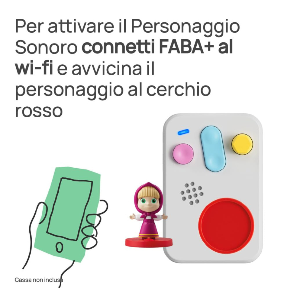 FABA Masha e Orso personaggio sonoro dai 3 anni